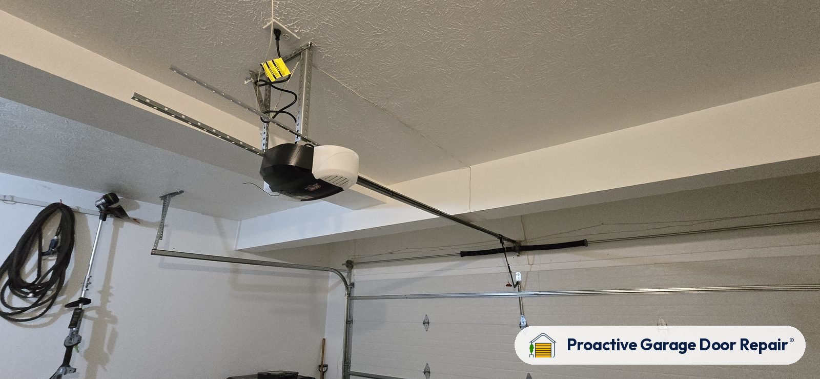 Garage door opener serviced by Proactive Garage Door Repair, photo 2