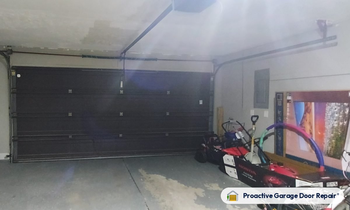 Inside view of a garage door after a Proactive Garage Door Repair visit, photo 3