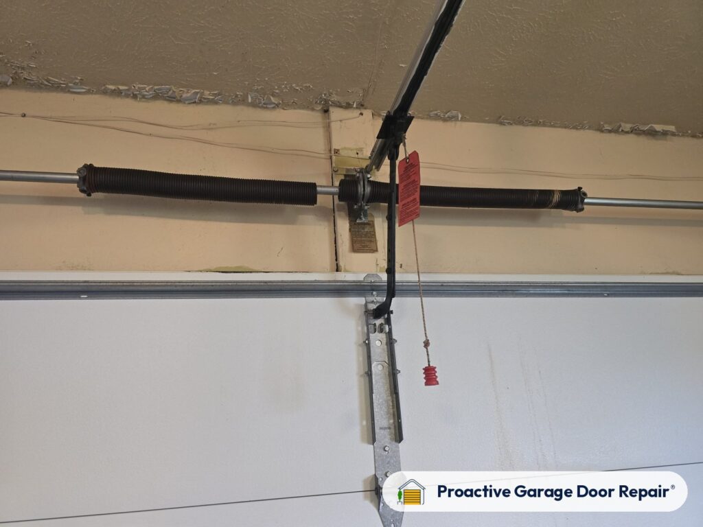 Garage door spring repair by Proactive Garage Door Repair