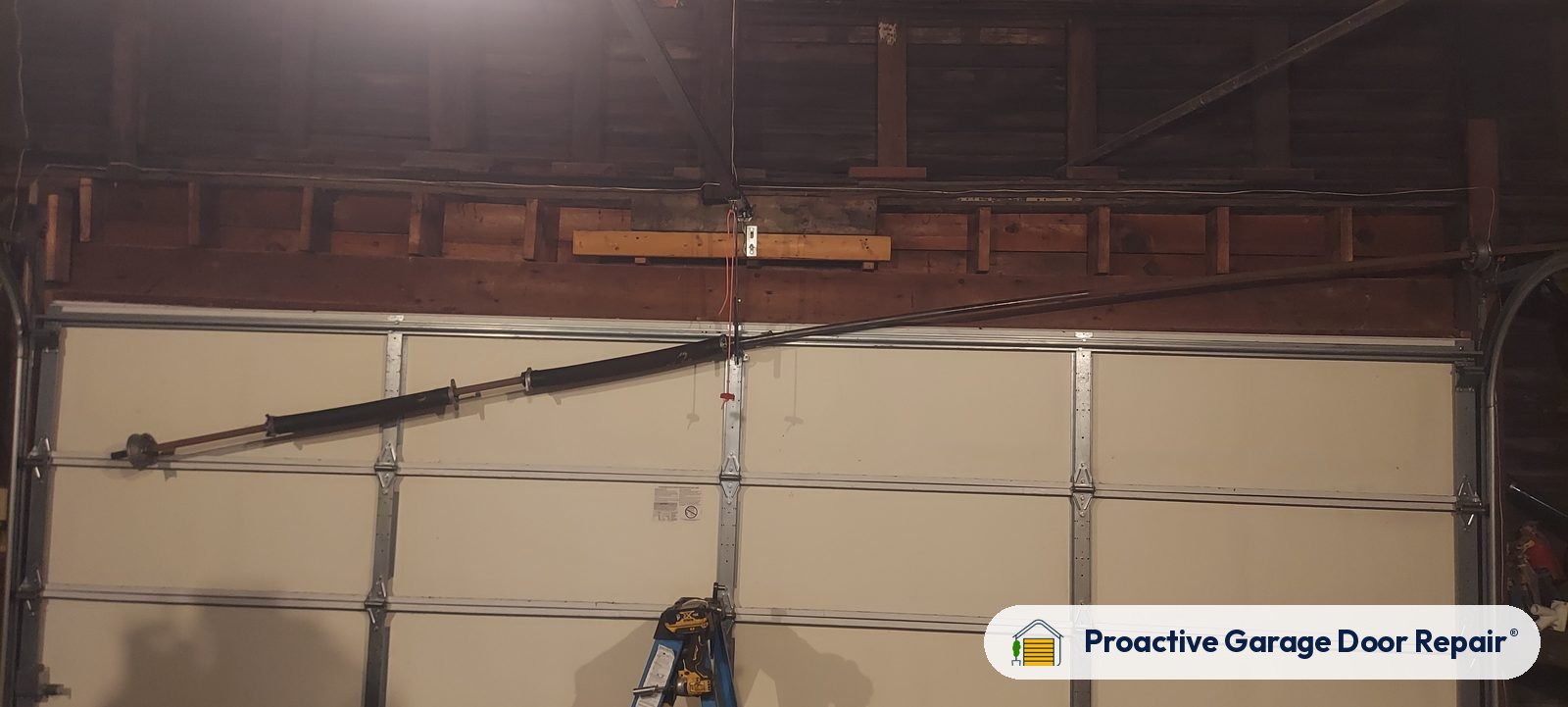 Garage door spring repair by Proactive Garage Door Repair