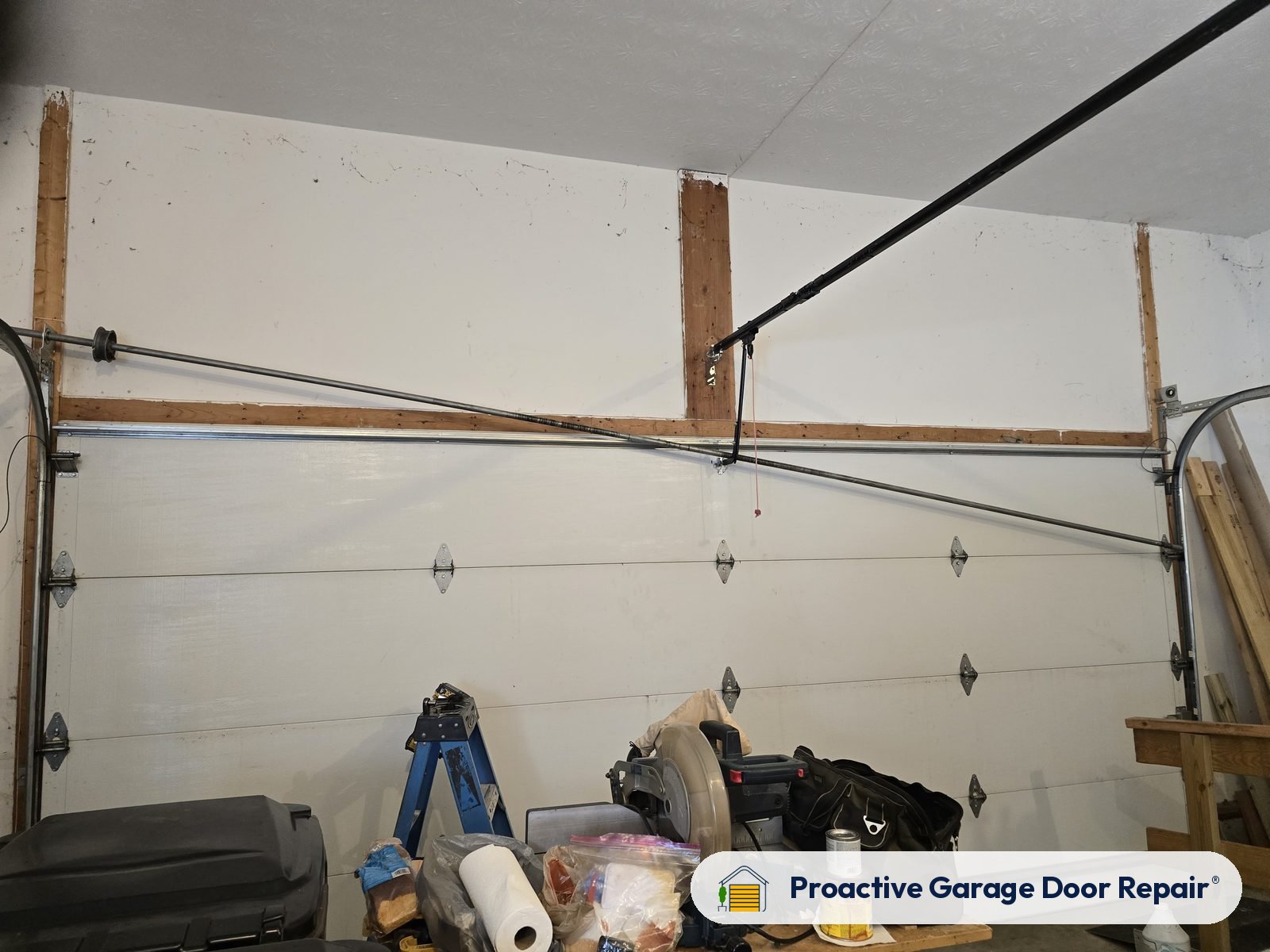 Garage door spring repair by Proactive Garage Door Repair