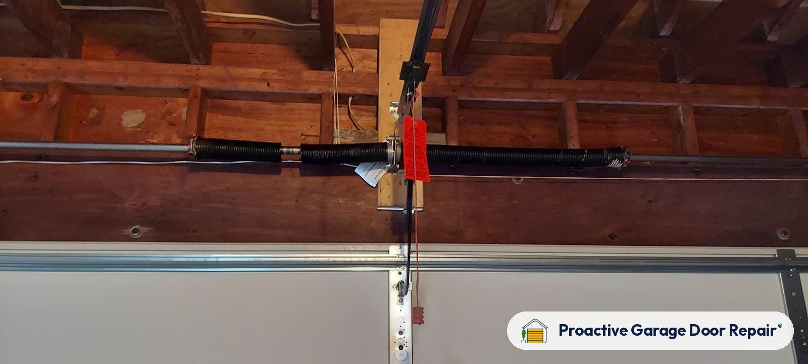 Garage door spring repair by Proactive Garage Door Repair