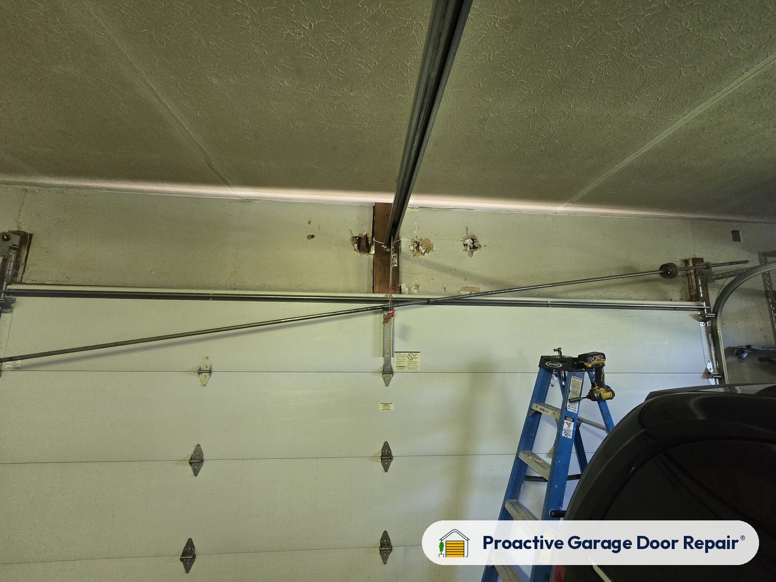 Garage door spring repair by Proactive Garage Door Repair