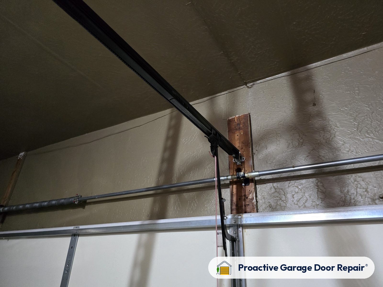 Garage door springs replaced and adjusted by Proactive Garage Door Repair, photo 2