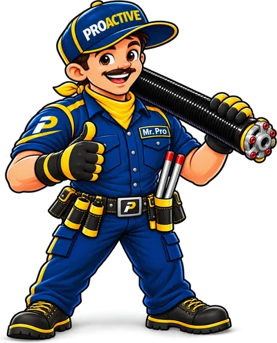 Mr. Pro, the Proactive Garage Door Repair mascot