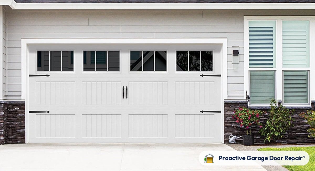 New garage door installed by Proactive Garage Door Repair